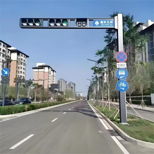 单立柱框架式灯杆